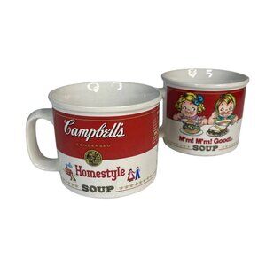 Campbells Westwood 1993 Homestyle Soup Mug Set of 2